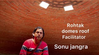 Without steel and Shuttring bricks domes roof Rohtak workshop domes protovillage Andhrapradesh [upl. by Atiran425]