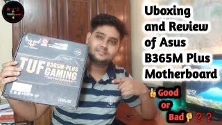 Asus TUF B365M Plus Gaming Motherboard Unboxing and Review Best Gaming Motherboard 2021 [upl. by Colier]