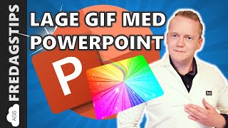 Hvordan lage animert GIF i Powerpoint 🤓 [upl. by Reldnahc]