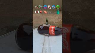 Coca cola VS Cervejacocacolacerveja asmrsatisfatorio bottlebreaking [upl. by Anavi]