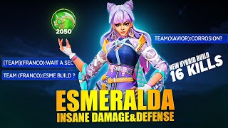 16 Kills Esmeralda Crazy Build Insane Damagemust try  Esmeralda Best Build2024  Esmeralda MLBB [upl. by Lanod]