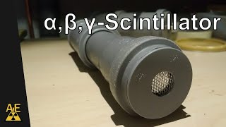 DIY α β γ Scintillation Detector ZnSAg and BC408 [upl. by Aikimat]