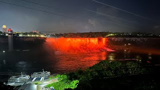 Niagara Falls Night View Canada Side [upl. by Blanding]