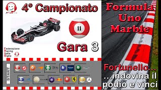 🏁Gara 3 🏁Formula Uno Marble 🏁4° Campionato ✌ [upl. by Esined832]