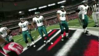 Madden NFL 12 GAMEPLAY  Eagles  Falcons 1st Quarter HD [upl. by Cull]