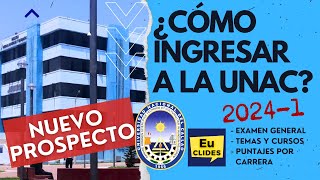 🔴 ¿Cómo ingresar a UNAC 2024 Nuevo prospecto Examen de admisión Universidad Nacional del Callao [upl. by Emil]