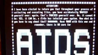 AIDScom DOS Virus [upl. by Ecadnarb]