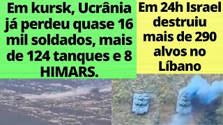 Atualização da situação em Kursk Ucrânia prepara nova ofensiva [upl. by Annonyw]