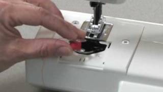 Janome Sew Mini Sewing Machine Part 2  Threading the Machine [upl. by Godfry]