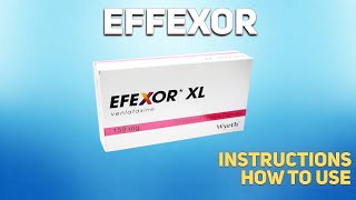 Effexor XR Venlafaxine how to use Uses Dosage Side Effects Contraindications [upl. by Nnyleak]