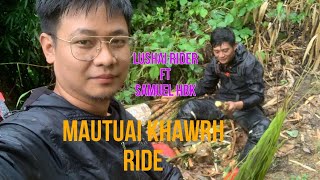 Lushai Ridera bike thar test ride [upl. by Yemiaj]