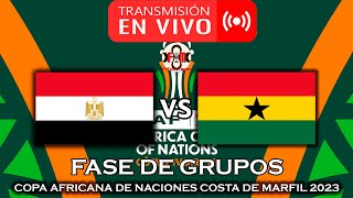 EGIPTO 🇪🇬 VS 🇬🇭 GHANA EN VIVO  COPA AFRICANA DE NACIONES 2023  FÚTBOL MAGNO [upl. by Deborah]