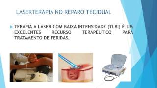 LASERTERAPIA NO REPARO TECIDUAL JOELITA e MARIANA [upl. by Elirpa]