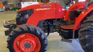 KUBOTA M7040SU 70 HP TRACTOR  AS NEW CONDITION  386 HOURS TT  2014 MODEL 4 WD [upl. by Iral]