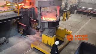 Major steel foundry works induction furnace meltingampcasting process machine [upl. by Melonie]