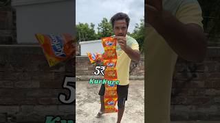 5₹ Vs 20₹ Kurkure Compare weight test Bengali mini blog shorts 😂 [upl. by Nudnarb523]