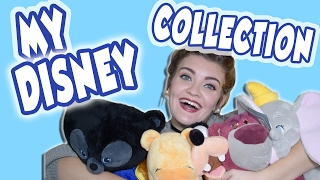 My Disney Plush Collection  DISNEY PLUSHIES 2017 [upl. by Heid]