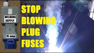 Install 16 amp Industrial Socket for Welder  Stop Blowing 13 amp Plug Fuses using a Blue CeeForm [upl. by Carlyn]