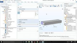 Simple Counter Flow Heat Exchanger Using COMSOL [upl. by Zuckerman]