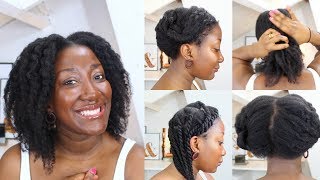 3 Simple Protective Hairstyles For Hair Growth  thinfine natural hair  Adede [upl. by Chirlin]