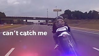 When Police Chase Idiots on Motorcycles [upl. by Llerdnad730]