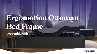 Ergomotion Ottoman Bed Assembly Video  Double amp King  Dreams Beds [upl. by Aiuqram572]