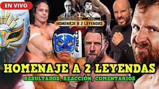 EN VIVO  CMLL HOMENAJE A 2 LEYENDAS  Resultados reacción comentarios y más [upl. by Lars740]