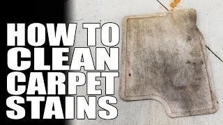 How To Remove Stains From Any Carpet  Mastersons Super Cleaner  Auto Detailing [upl. by Repmek932]