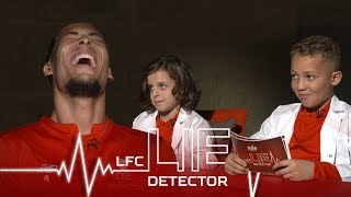 Van Dijk takes Lie Detector Test  Ever picked your nose and eaten it  Kop Kids [upl. by Esta]