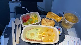 Meal Mondays  Delta Airlines Meal Service LIMATL Economy Class [upl. by Ettennig]