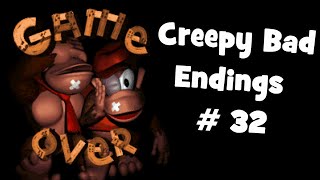 Creepy Bad Endings Donkey Kong [upl. by Elbertina]