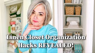 Ultimate Linen Closet Organization Hacks Revealed [upl. by Nnil]