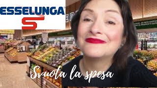 🛒Svuota la spesa ESSELUNGA 💸 Rifornimento per la settimana 😍 [upl. by Hoopen]