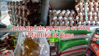 PRICE UPDATE SA MANTIKA ITLOG BIGASSarisari Store Business [upl. by Leviram]