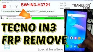 Tecno IN3 Remove FRP Lock amp Flashing method or Flash file [upl. by Busey]