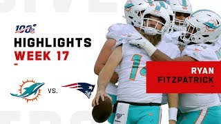 FitzMagics LEGENDARY Performance vs Patriots  NFL 2019 Highlights [upl. by Betthezel602]