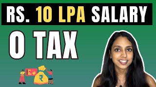 LAWYER EXPLAINS  10 LPA Pay 0 INCOME TAX  LEGALLY Salaried [upl. by Bourque]