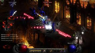 Diablo II  Ressurected Hammerdin Endgame gear solo P8 Chaos Sanctuary less than three NO COMMENTARY [upl. by Joey]