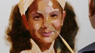 How to paint a portrait in oil paint Summary of the long video [upl. by Akim]