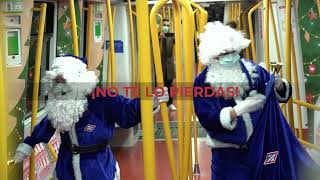 Tren de la Navidad de Metro de Madrid [upl. by Enahc]