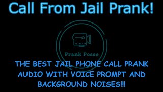 Phone Call From Jail Prank Audio [upl. by Yacov638]