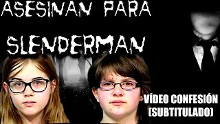 Niñas CUENTAN como PLANEARON algo impesable para SLENDERMAN vídeo subtitulado EXTRE MISTERIOS [upl. by Lecirg]