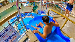 Free fall Water Slide at Tikibad Duinrell [upl. by Binni]