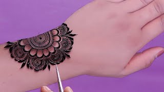 eid stylish back hand mehndi design  Eid mehndi design  mehndi ka design  mehndi design  mehndi [upl. by Sayers]