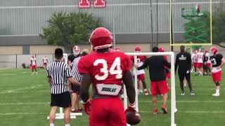 Houston Cougars 2018 Spring Workouts Practice 7 QBRB [upl. by Nerag347]