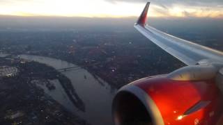 The Magic Of Flight Pt 2  Air Berlin B737800 Sunset Approach And Landing In CologneBonn [upl. by Shaylah]