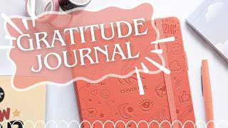 NEW to my 2024 Planner Lineup ✨🧡 Gratitude Journal by Clever Fox  review planwithme [upl. by Wally]