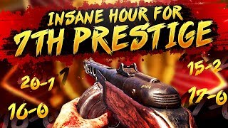 COD WW2  INSANE Hour of SnD for 7th Prestige 1046 in 7 games [upl. by Llehsem427]