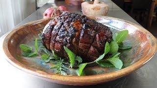 Roast Leg of Lamb with Pomegranate Garlic amp Herbs  Easter Lamb Recipe [upl. by Cilurzo]