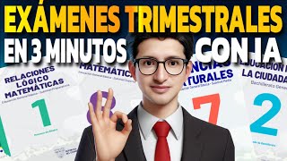 Exámenes trimestrales en menos de 3 minutos con IA [upl. by Pearlman731]